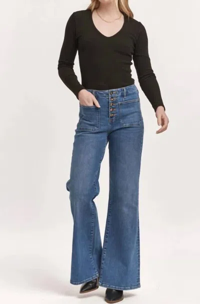 Dear John Denim James High Rise Full Jeans In Toliver In Multi