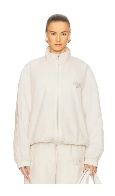 Alexander Wang Unisex Track Jacket In White Onyx