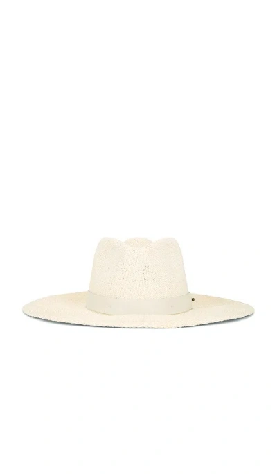 Brixton Eleanor Straw Hat In Bone