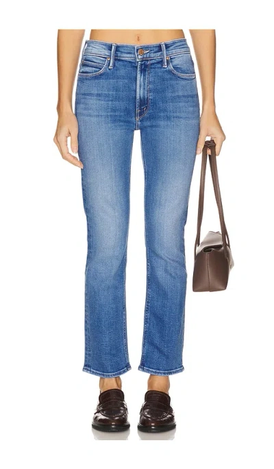 Mother The Tripper Ankle Fray Jeans In All Over The Map In Ready  Set  Go!