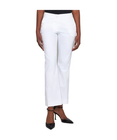 Pt Torino Belt Loops Slacks In White