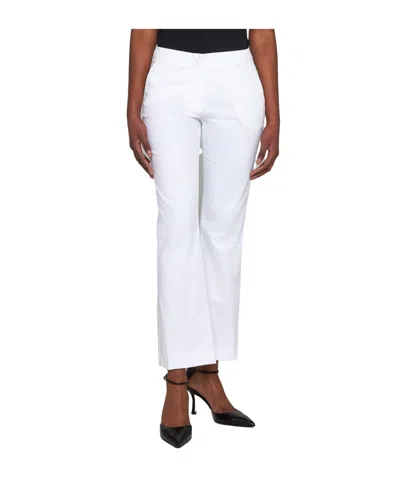 Pt Torino Belt Loops Slacks In White