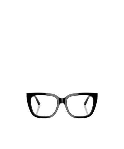 Jimmy Choo Wayfarer-frame Glasses In Black