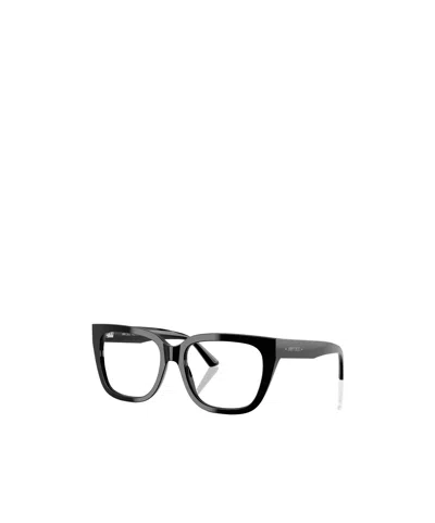 Jimmy Choo Wayfarer-frame Glasses In Black