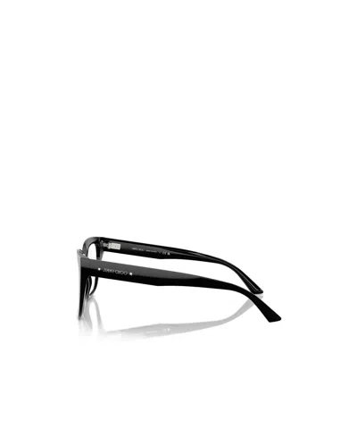 Jimmy Choo Wayfarer-frame Glasses In Black
