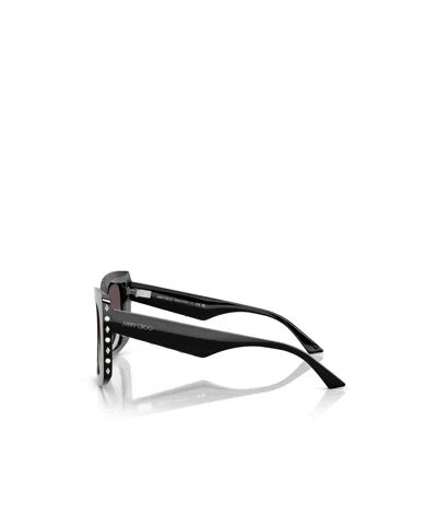 Jimmy Choo 54mm Gradient Butterfly Sunglasses In Black