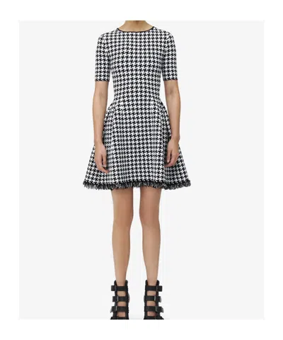 Alexander Mcqueen Dress Mcqueen Woman Color Black In Gray