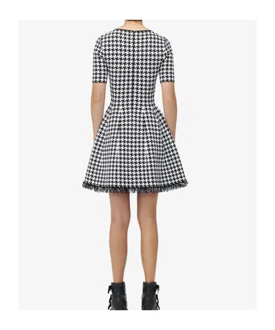 Alexander Mcqueen Dress Mcqueen Woman Color Black In Gray