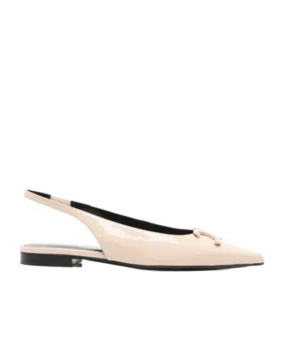 Celine Women Alma Triomphe Slingback Ballerina In Multicolor