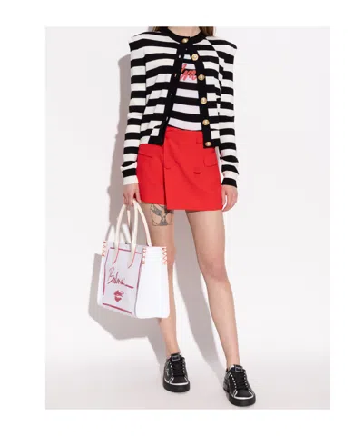 Balmain B-court Leather Low-top Sneakers In Black