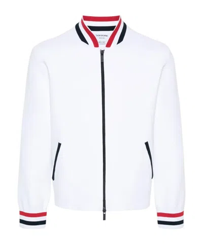 Thom Browne Bomber Jacket In White