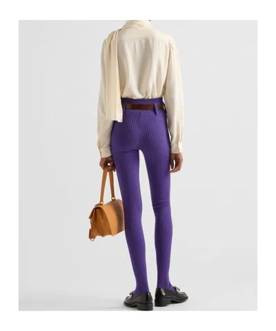 Prada Camicia In Seta Avorio  Donna In Nude