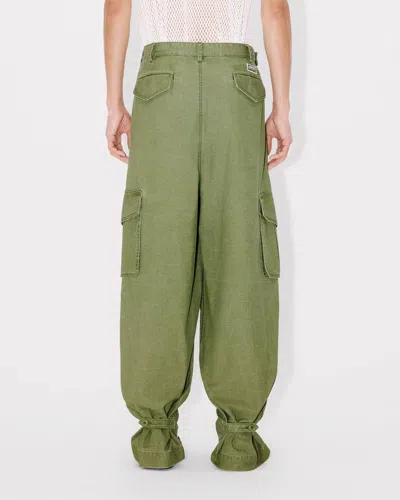 Kenzo Belt Loops Slacks In Green