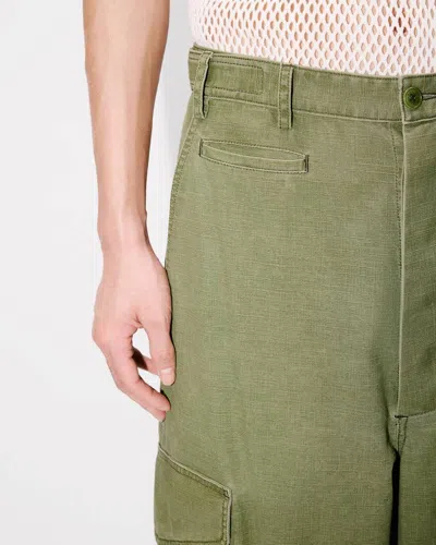 Kenzo Belt Loops Slacks In Green