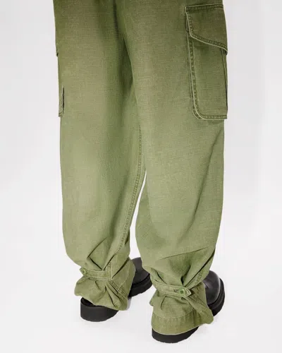 Kenzo Belt Loops Slacks In Green