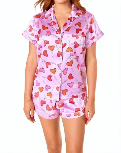 Buddylove Aurora Pajama Set In Sucker For You In Multi