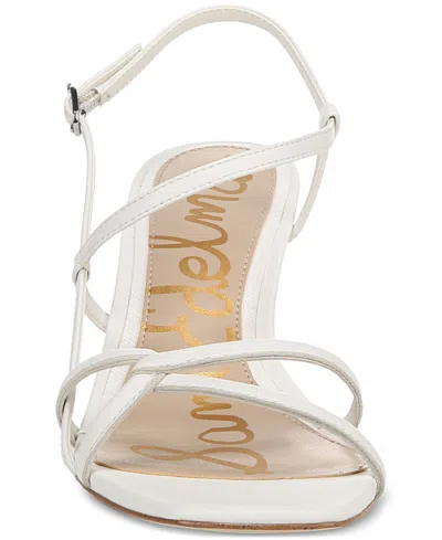 Sam Edelman Women's Emmie Strappy Dress Heels In White