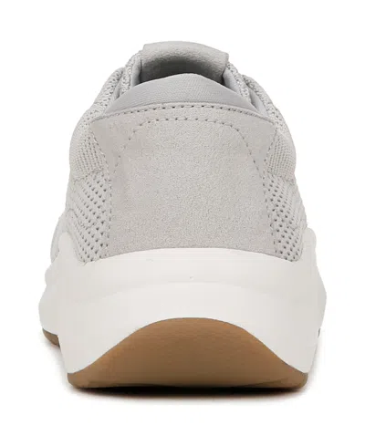 Dr. Scholl's Women's Feel Nice Plantar Faciitis Lace Up Sneakers In Vapor Grey Fabric