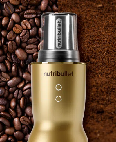 Nutribullet Ultra Plus+ Compact Kitchen Systemâ With Food Processor And Coffee Grinder Attachments In Brass