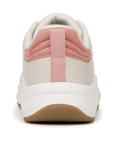 Dr. Scholl's Women's Feel At Ease Plantar Fasciitis Slip On Sneakers In Beige Fabric