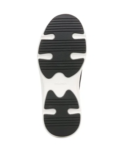 Dr. Scholl's Women's Feel Support Washable Lace Up Sneakers In Black Fabric