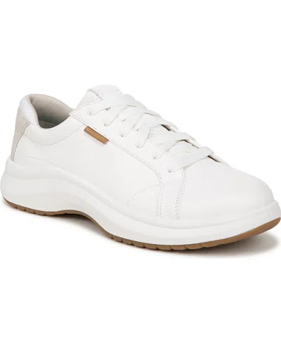 Dr. Scholl's Plantar Fasciitis Sneakers Womens White Leather Shoes Rhs6276