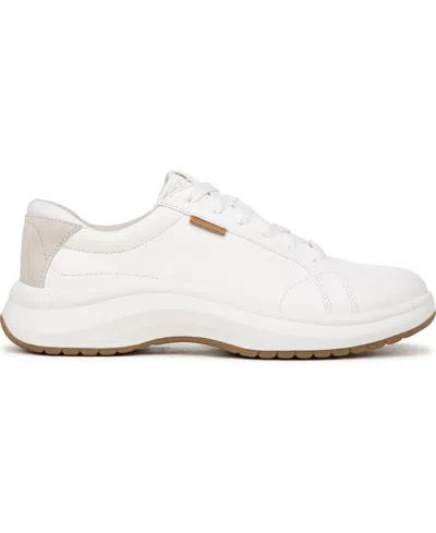 Dr. Scholl's Plantar Fasciitis Sneakers Womens White Leather Shoes Rhs6276