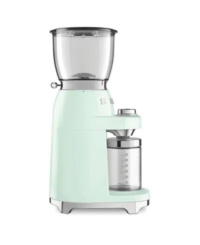 Smeg Cgf11 Coffee Grinder In Pastel Green