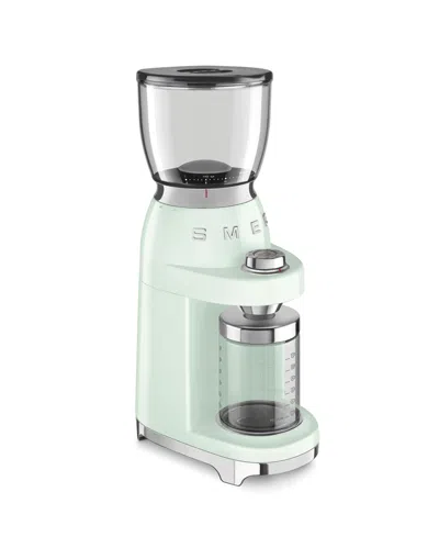 Smeg Cgf11 Coffee Grinder In Pastel Green