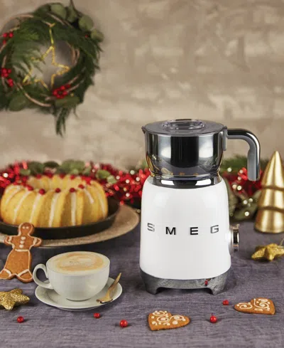 Smeg White Stainless-steel Milk Frother In Multi