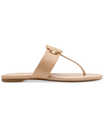 Kate Spade Flower Thong Sandals In Neutral
