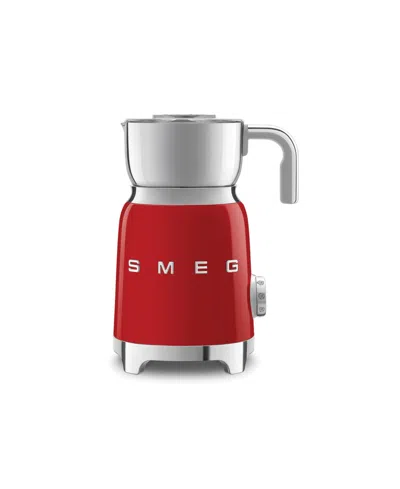 Smeg 50's Retro Style Aesthetic Milk Frother In Red