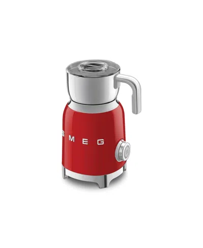 Smeg 50's Retro Style Aesthetic Milk Frother In Red