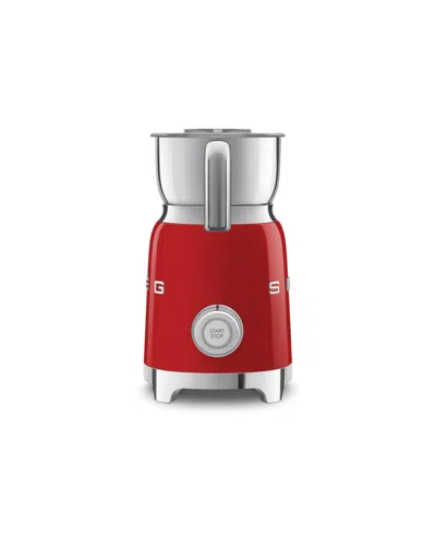 Smeg 50's Retro Style Aesthetic Milk Frother In Red