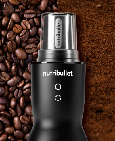 Nutribullet Ultra Plus+ Compact Kitchen Systemâ With Food Processor And Coffee Grinder Attachments In Satin Black