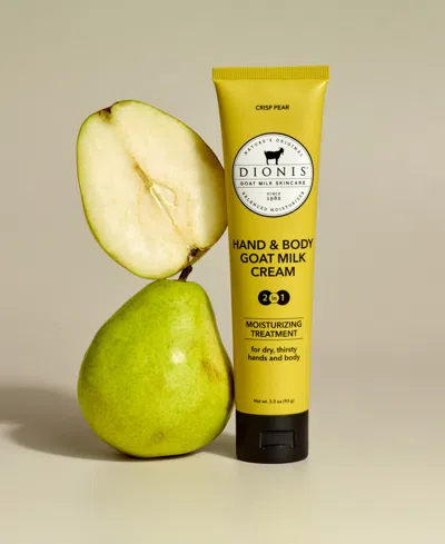 Dionis Goat Milk Crisp Pear Hand And Body Cream In No Color