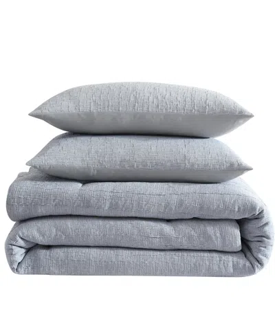 Nautica L Stitch Chambray 2-pc. Comforter Set, Twin In Gray