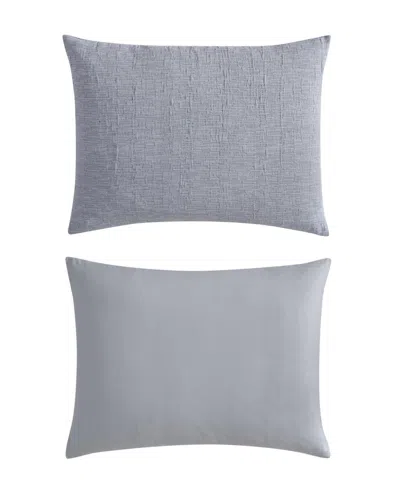 Nautica L Stitch Chambray 2-pc. Comforter Set, Twin In Gray