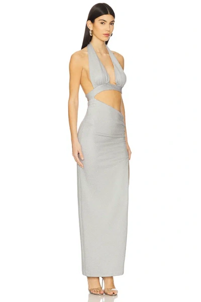 Superdown Carli Gown In Gray