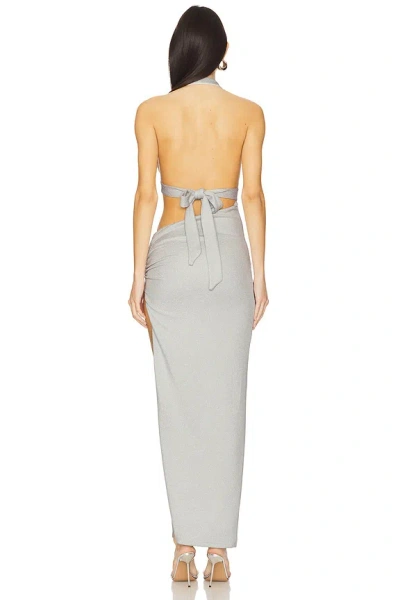 Superdown Carli Gown In Gray