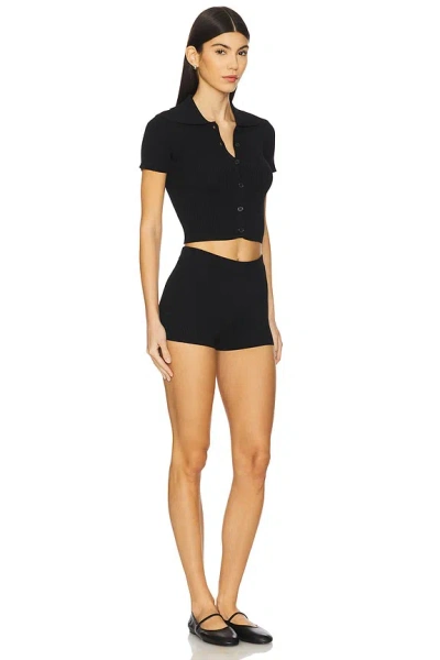 Superdown Delta Short Set In Black