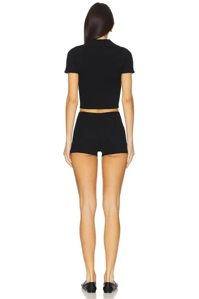 Superdown Delta Short Set In Black