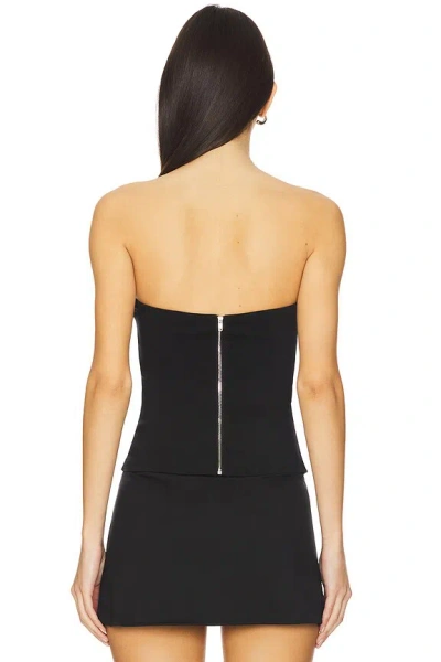 Superdown Capri Strapless Top In Black