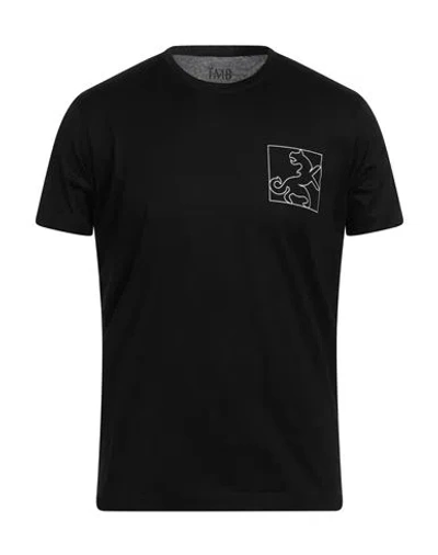 Tombolini Man T-shirt Black Size 3xl Cotton In Black