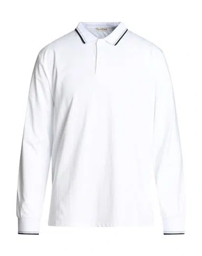 Cashmere Company Man Polo Shirt White Size 42 Cotton In White