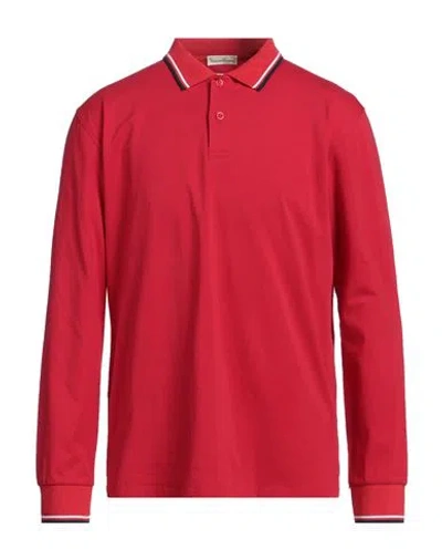 Cashmere Company Man Polo Shirt Red Size 42 Cotton In Red