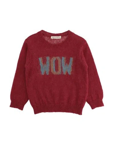 Zhoe & Tobiah Toddler Sweater Brick Size 6 Alpaca Wool, Polyamide, Virgin Wool In Red