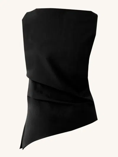 Misci Asymmetric Top In Black