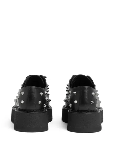 Dsquared2 Studded Loafers In Black
