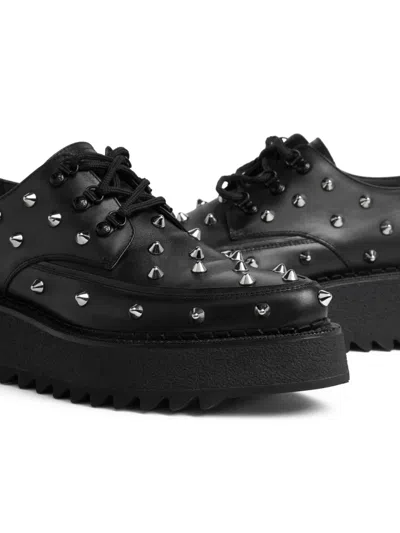 Dsquared2 Studded Loafers In Black